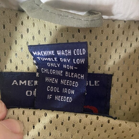 American Eagle Outfitters Windbreaker Hoodie Jacket  Mens L Green Pullover AE Ou - Picture 10 of 15